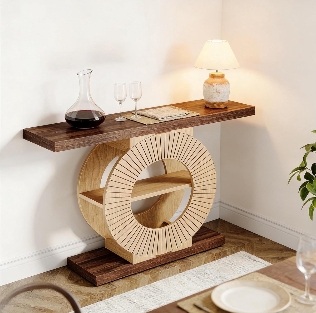 MODFU - Landelijke Sidetable - Hout - Bruin