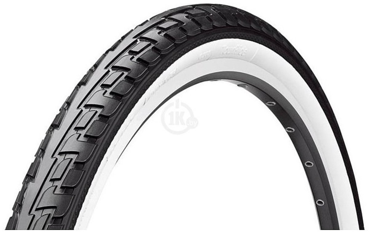 Buitenband Continental Ride Tour Wire Zwart/wit - 27x1 1/4 - UNI