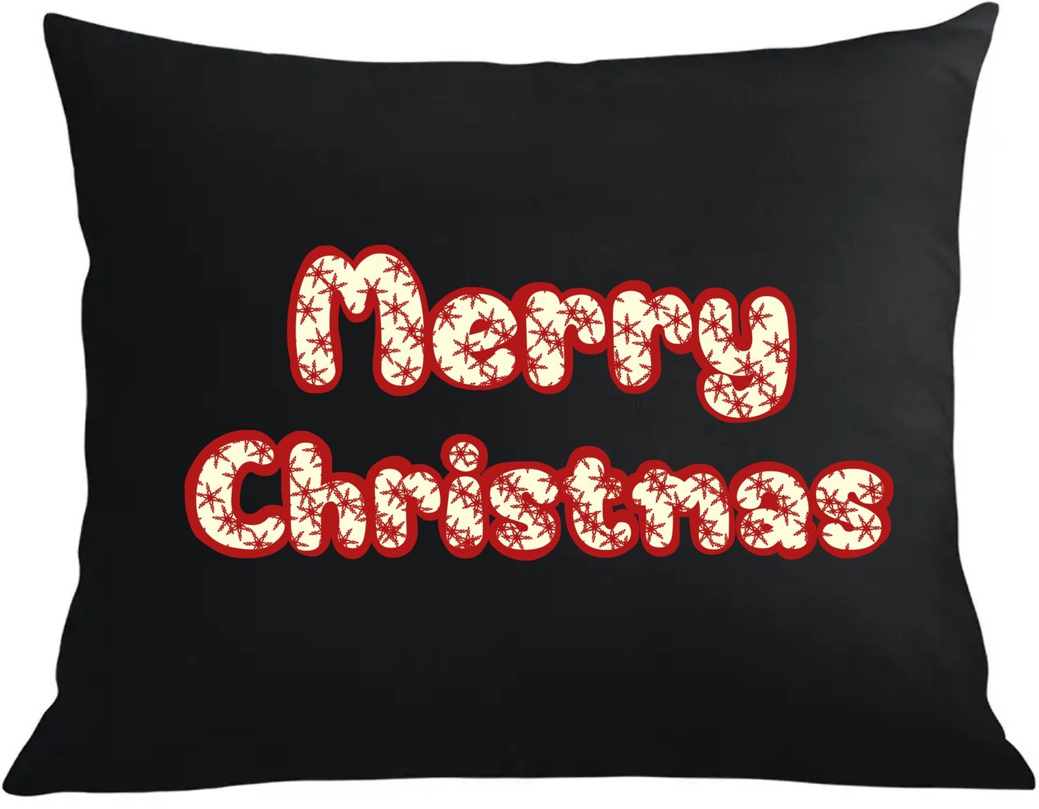 Kerstkussen met Hoes - Merry Christmas Inscriptie
