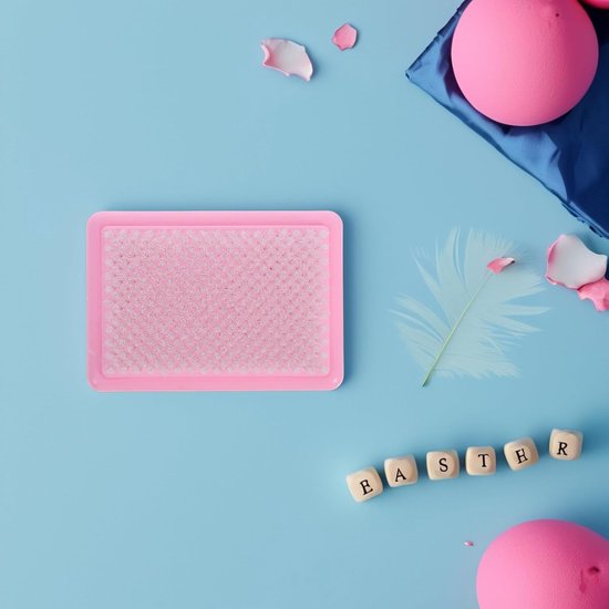 2 Stuks Felting Brush Mat met Plastic Basis Multi-purpose Wool Naaldviltgereedschap voor Nauwkeurige Vezeluitlijning Zachte Huishoudelijke Reinigingsborstel voor Kleding DIY — afbeelding 4