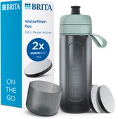 Brita Waterfles active dark green 1 Stuks