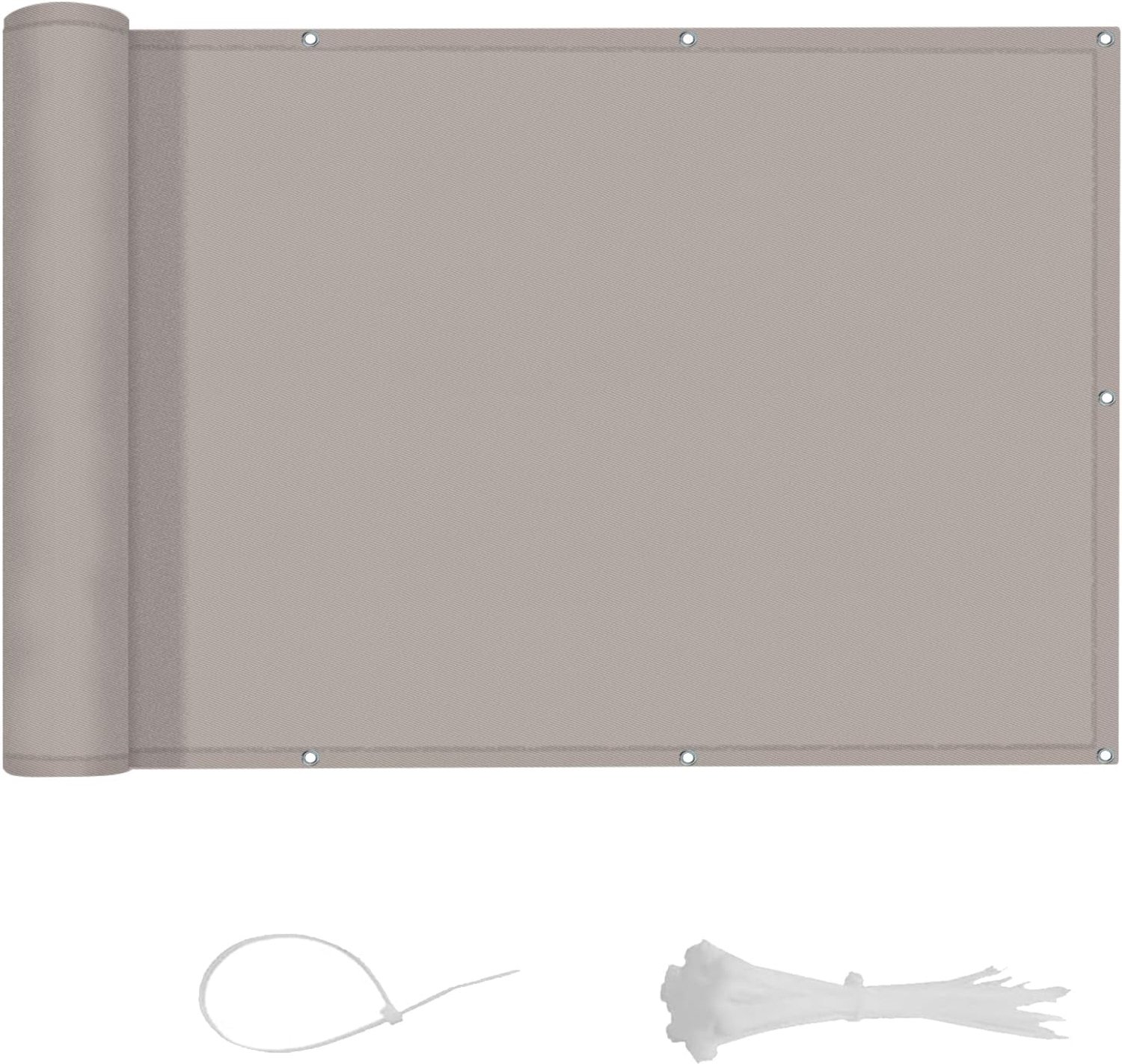LOVE STORY Balcony Privacy Screen 0.8x5m - Waterproof Balcony Fence Cover (PES), Separation and Protective Screens for - ShopVlot