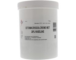 Fagron Cetomacrogol Creme 20% Vaseline - 1 kg