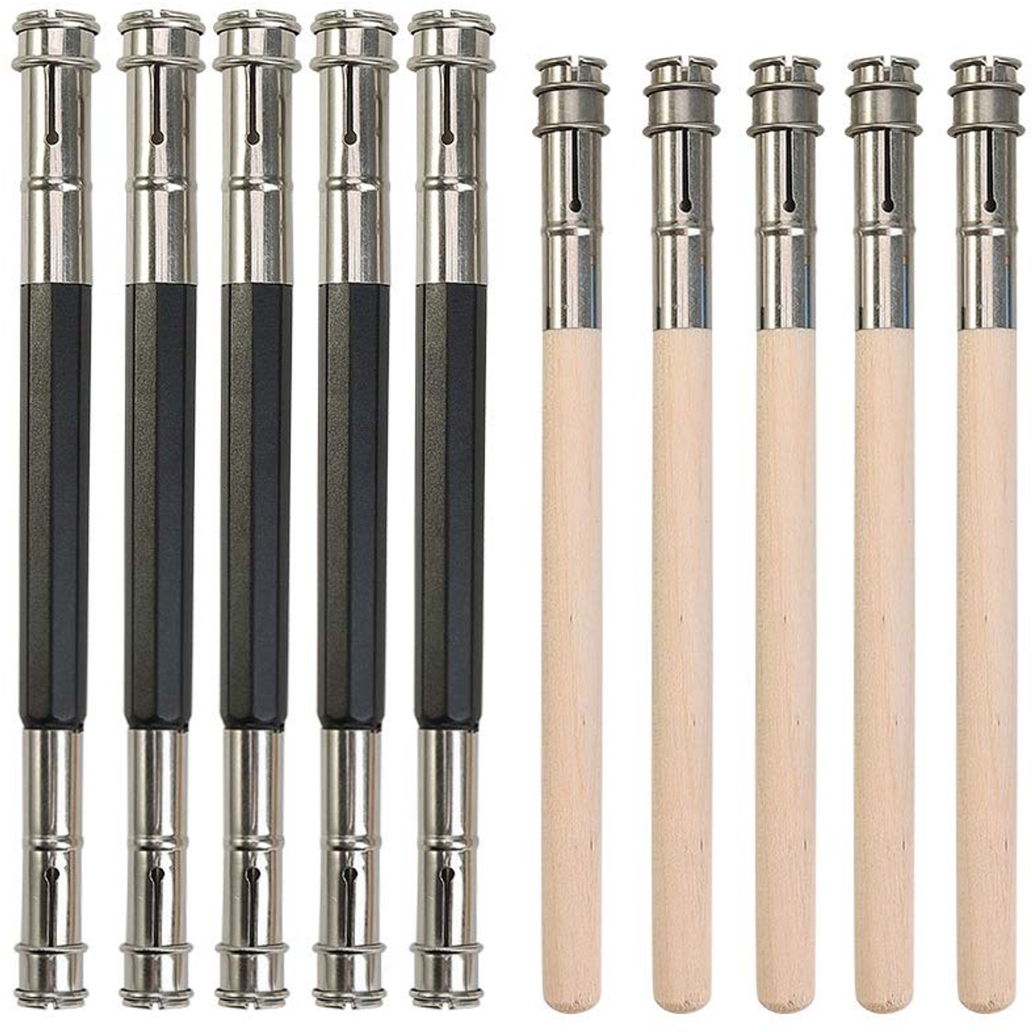 Liitata Art Potloodverlenger, potloodverlenger, verstelbaar, dubbele kop, penverlenging, enkele kop, penverlenging - ShopVlot
