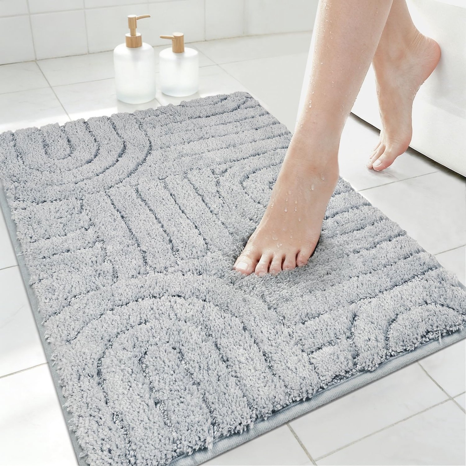Badmat 50x80cm - Microfiber - Antislip - Super absorberend voor badkamer - ShopVlot