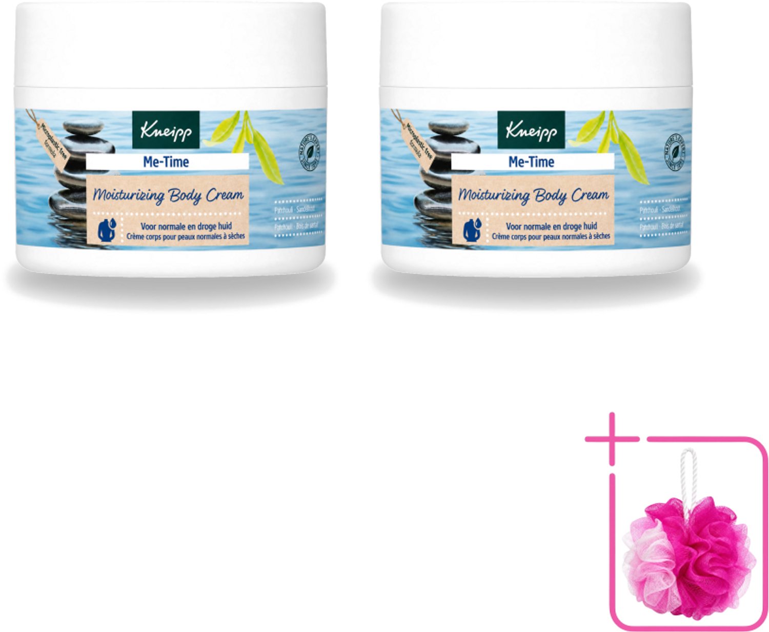 2 x Kneipp - Body crème - Me‑Time - Patchouli & Sandelhout - 200 ml - Bulkverpakking - Kneipp Bodycrème Me-Time - Douchemop - Rust