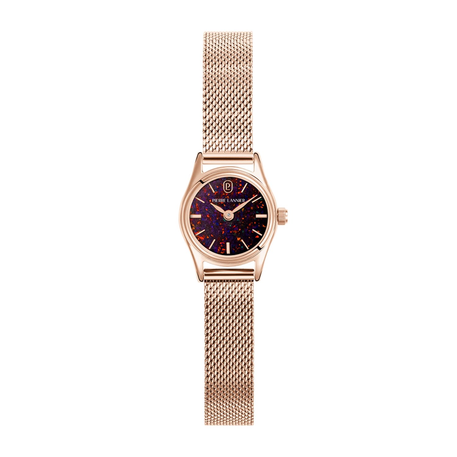 Pierre Lannier 025R958 - Horloge - Roestvrij staal - Pastelroze - 20 mm