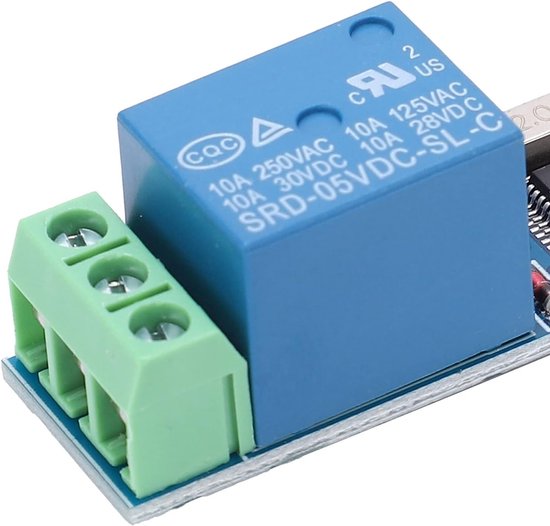 USB Relay, LCUS-1 Type, DC 5V, PCB-materiaal Timer Relay USB-relaismodule met Besturingschip, Intelligente USB-relaisconverter voor Computerseriële Opdrachten — afbeelding 3