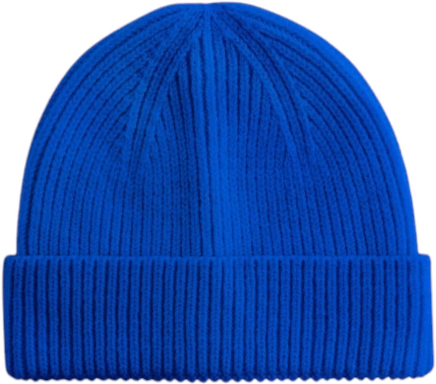 Geribbelde gebreide muts voor kinderen van 3 tot 8 jaar in 6 kleuren, 50% gerecycled polyester, uniseks stijl, wintermuts met één laag
