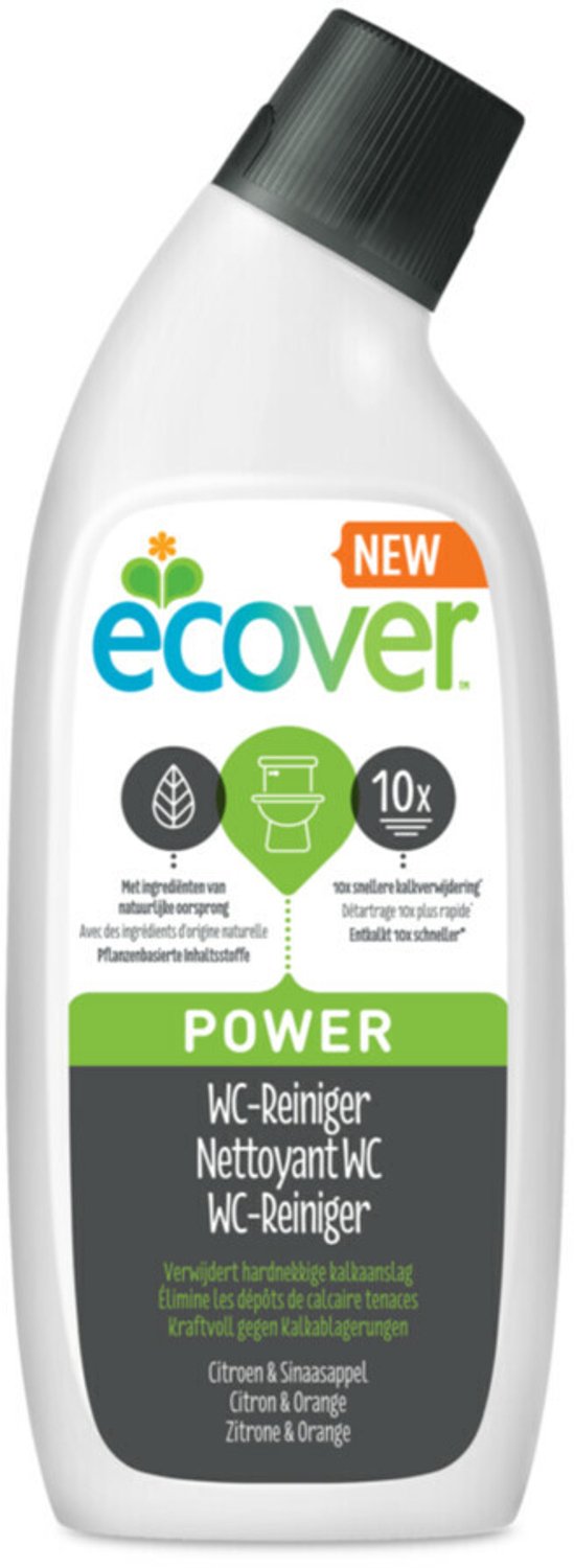 Ecover - Toiletreiniger Power Citroen & Sinaasappel - 6 x 750 ml - Voordeelverpakking