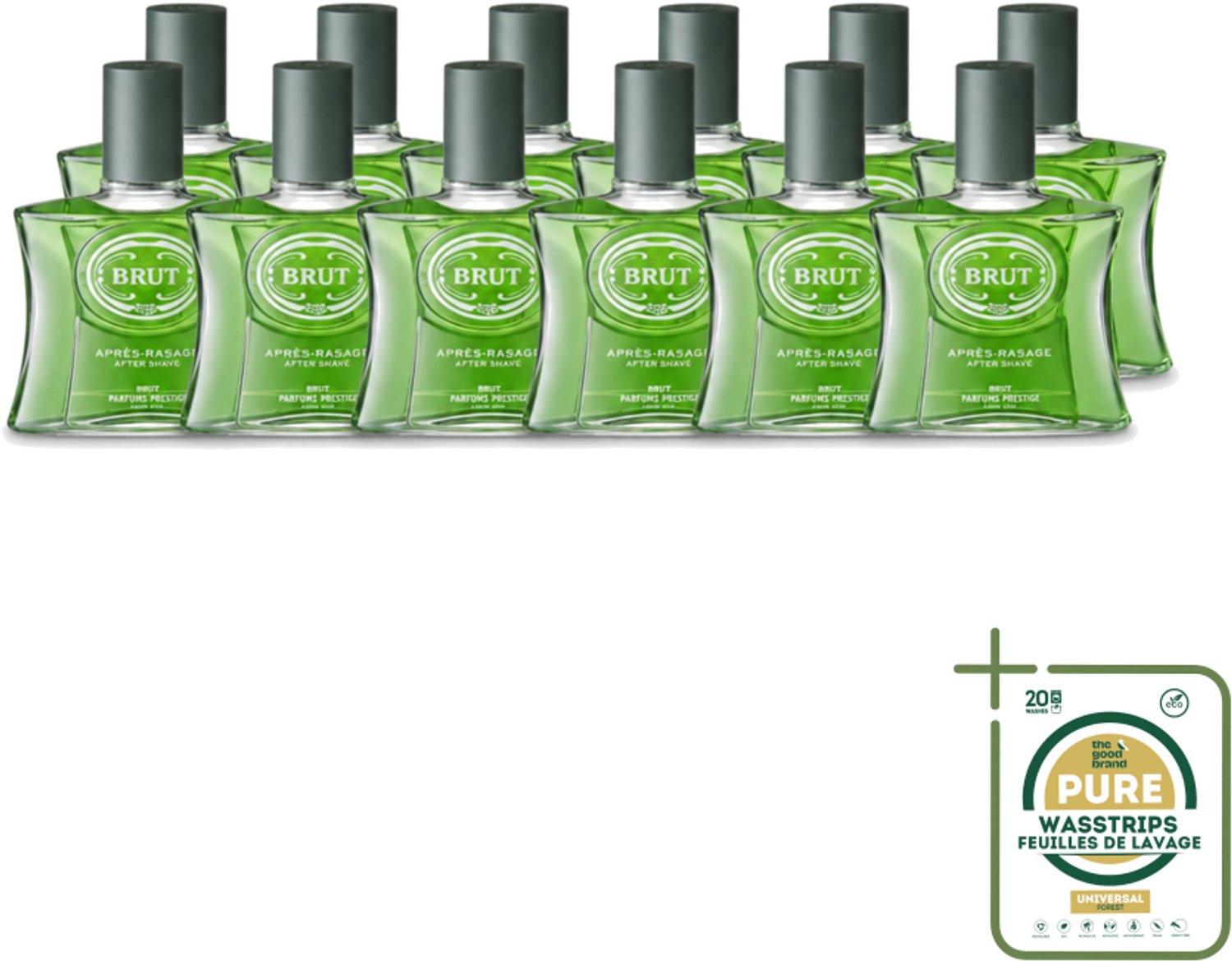 12 x Brut for Men – Aftershave Lotion – 100 ml - Aftershave - Herenverzorging - Scheren - Geur - Klassieke Herenverzorging
