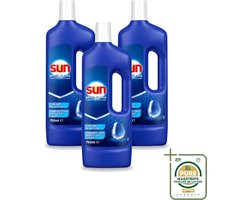 3 x Sun - Normaal - Spoelglans - 750 ml - Wasstrips - Spoelglans - Vaatwasmachine - Vaat Drogen - Vaat Schoonmaken - Vaat Glans