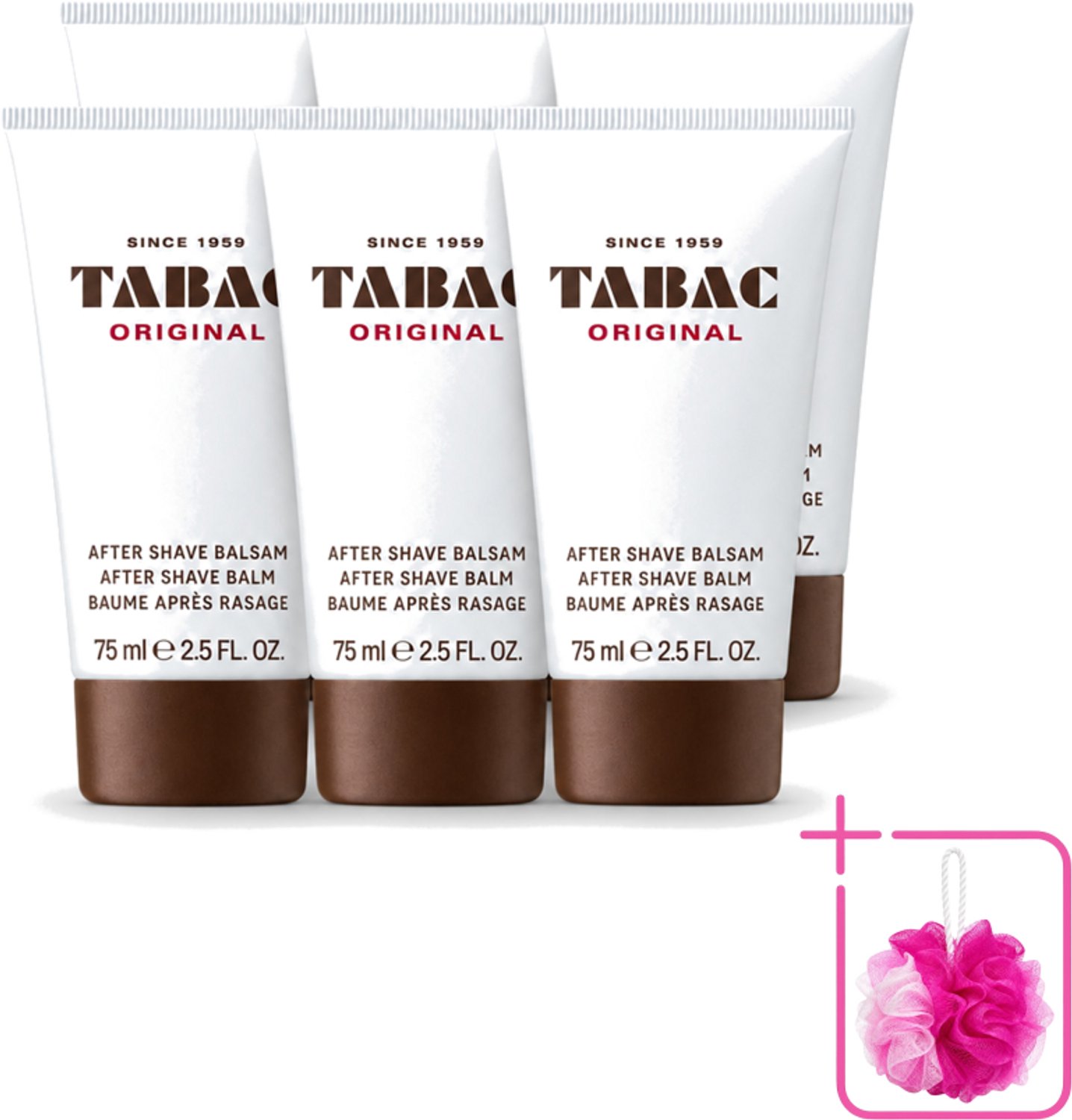 6 x Tabac Original Men - Aftershave Balsem - Verzachtend - 75 ml - Bulkverpakking - Aftershave balsem - Huid verzorgen