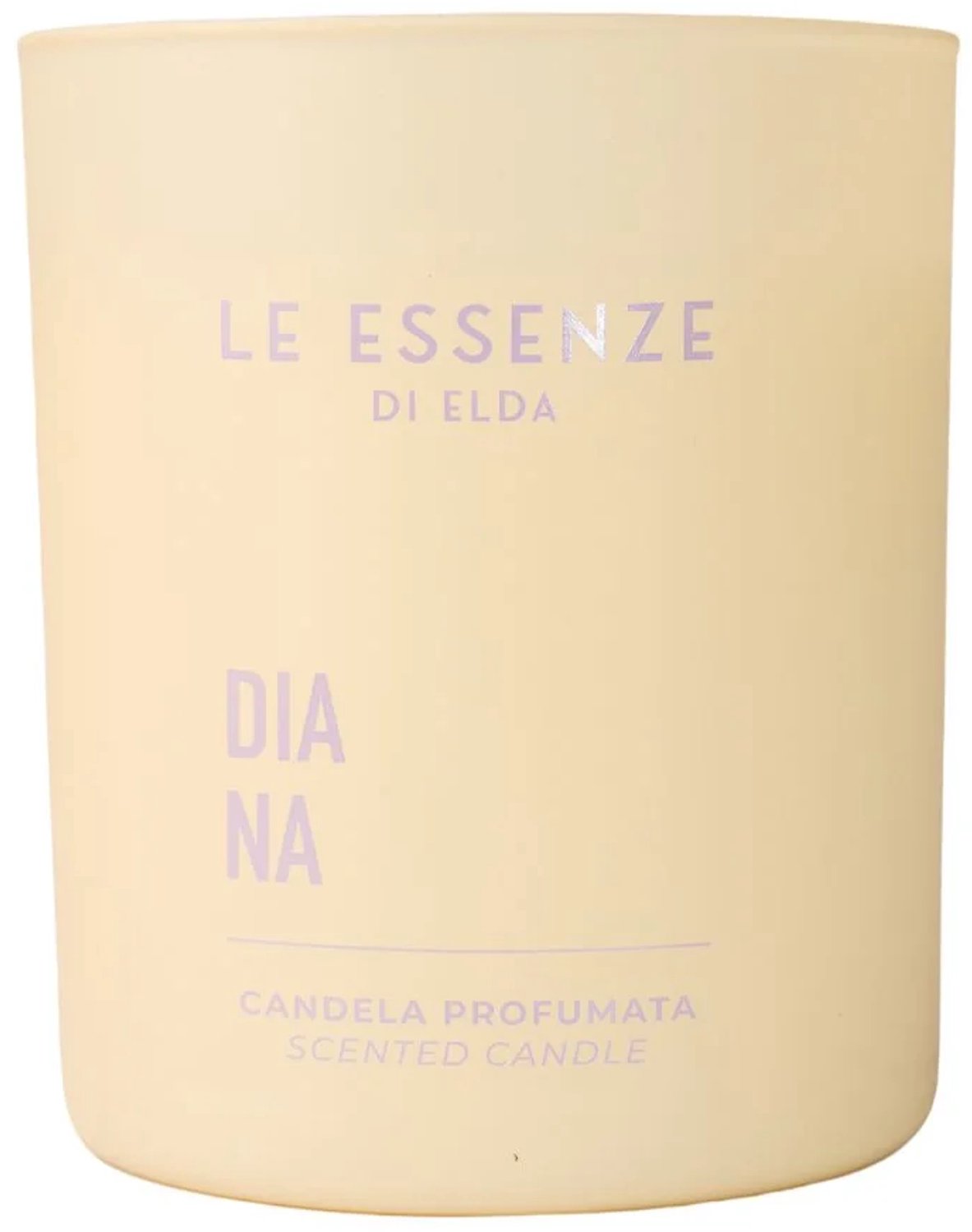 Le Essenze di Elda -Diana Geurkaars 200 gram – Luxe Geurkaars – Fris & Houtachtig – 25 Uur Brandduur