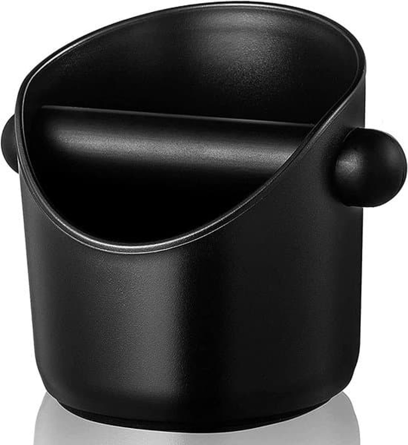 Rubberen koffiebak, antislip koffiebak, espressobak, koffiebak, koffiecontainer, koffie-emmer, zwart