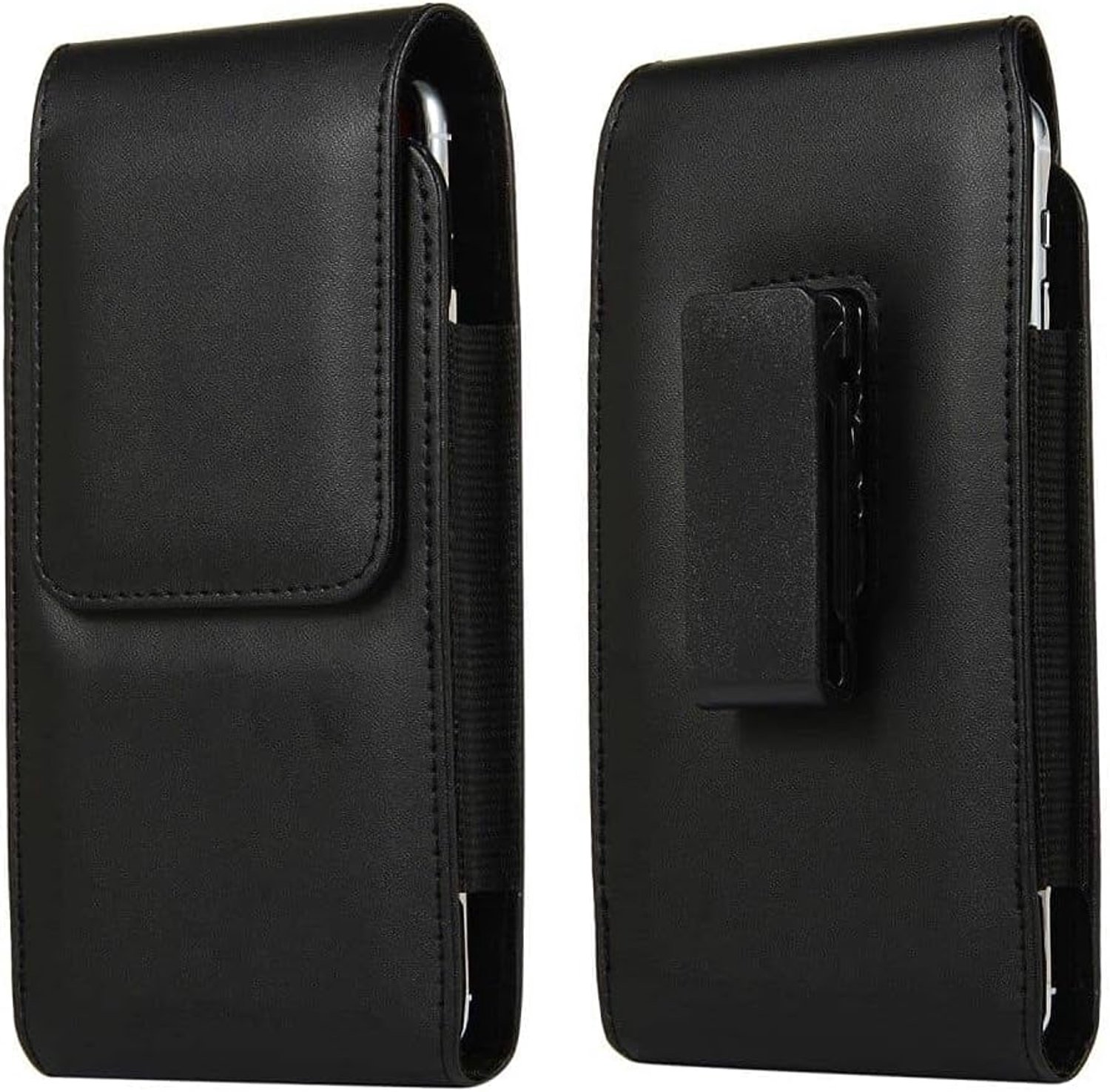 Nieuw design holstertas met magnetische sluiting en riemclip 360 voor Meizu M1 M465M 5" (Meizu Meilan) - Zwart