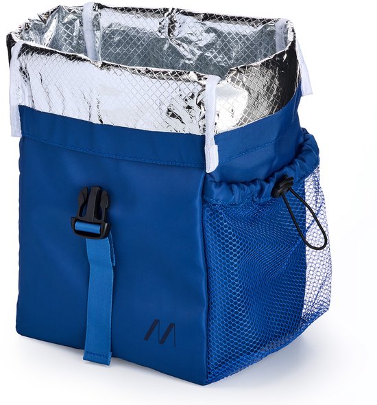Muitomas Koeltas 8 Liter - Thermische isolatie - Eén centraal compartiment - Zijvak voor fles - Verstelbare schouderriem - Blauw van Muitomas — afbeelding 4