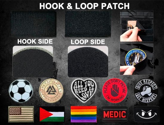 2 stuks Hook & Loop Patch — afbeelding 4