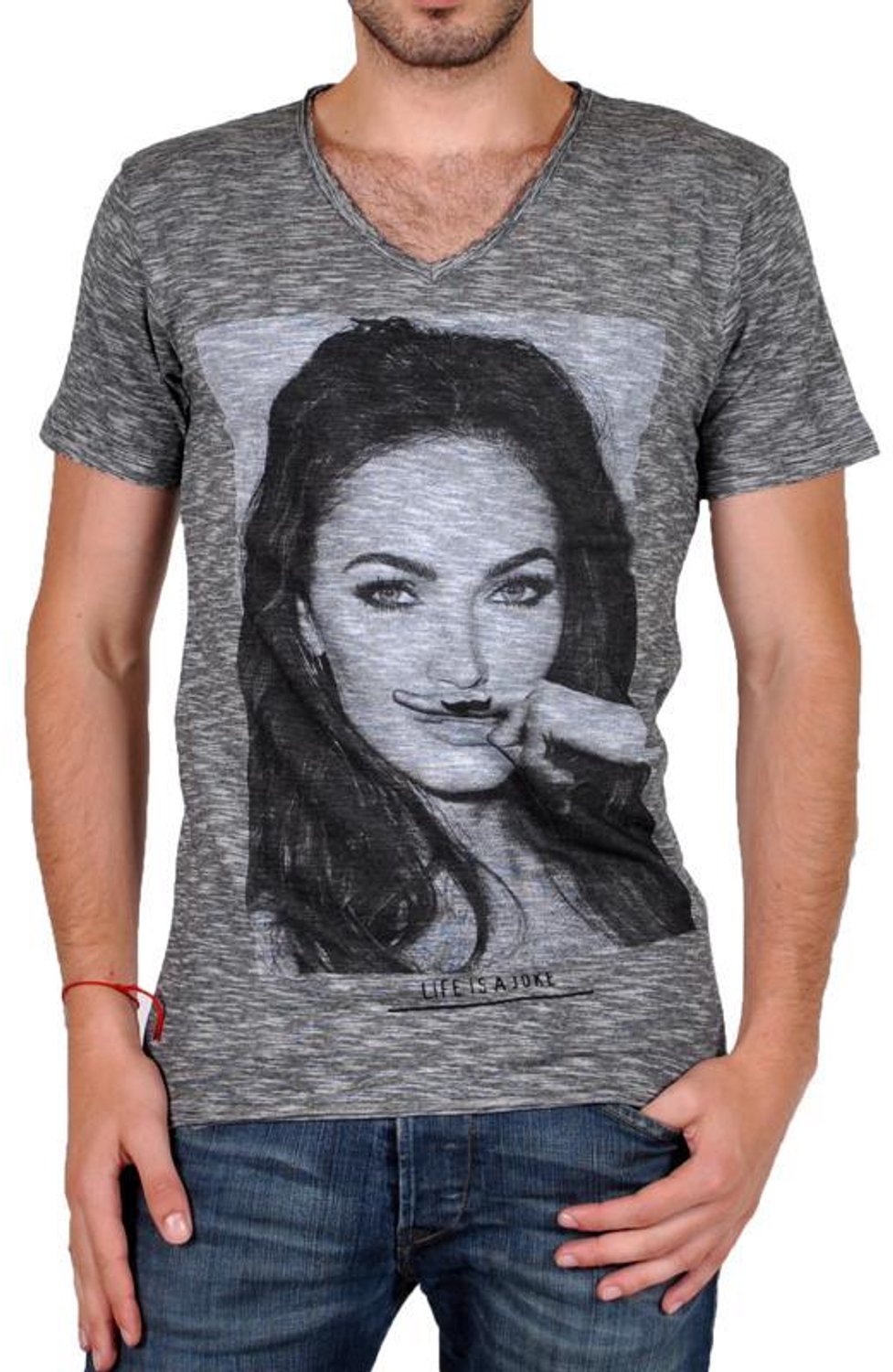 MF Ts Megan Fox katoenen T-shirt in vintage-stijl