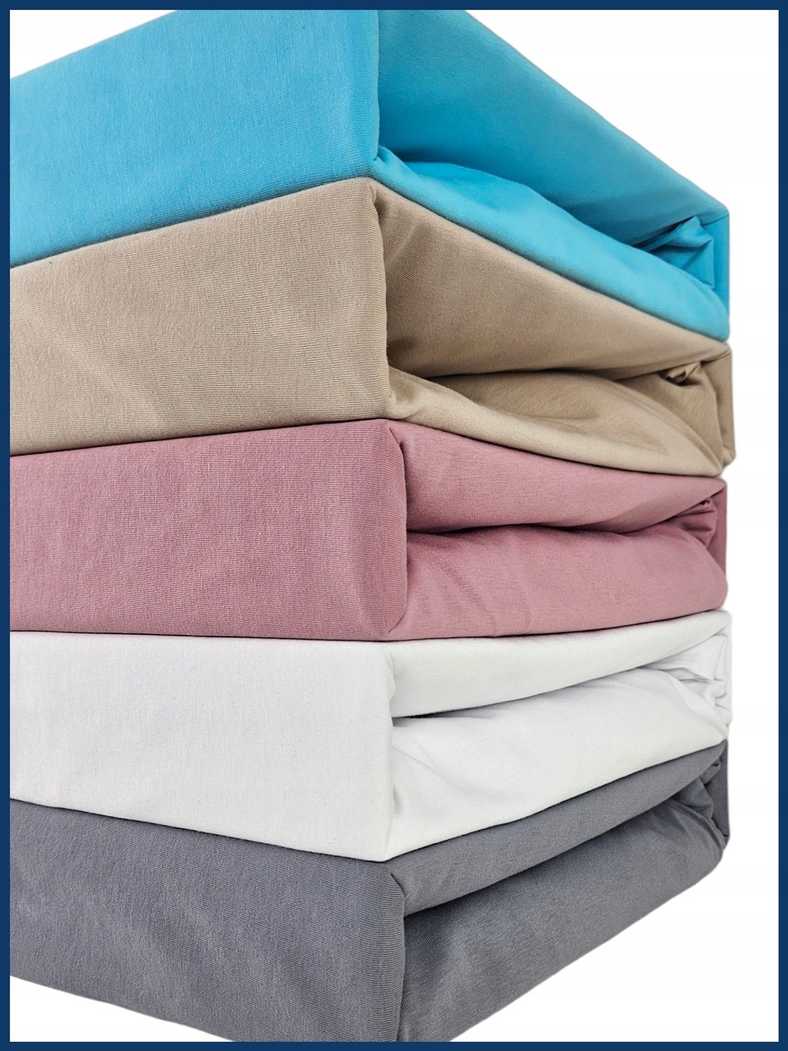 Kam-Pol Jersey Hoeslaken 70x210cm Premium Katoen 145g/m² met Elastiek Meerdere kleuren