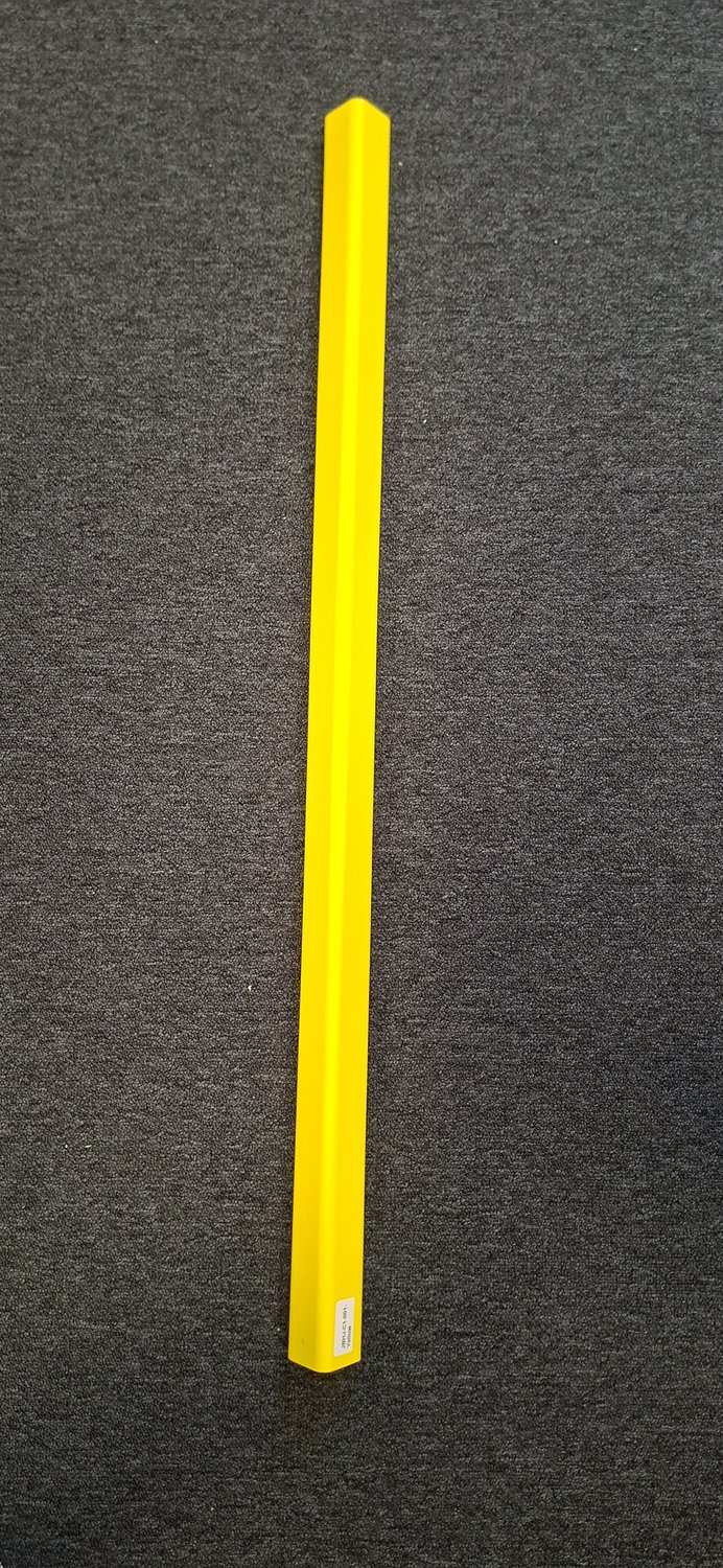 Hoekbeschermer Zelfklevende Stootbescherming voor Hoek 100 cm x 4,5 cm x 4,5 cm kleur donker grijs