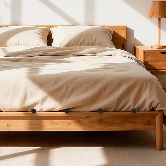 50 Stuks Bedrok-schoenplaatjes Bed Vaste Clip Clips Voor De Hoes Van De Bankdeken Decoratieve Spijkers Dekbedclips Voor Dekbed Bedrok Voor Slaapzaalbed Lakenhouders Black — afbeelding 3