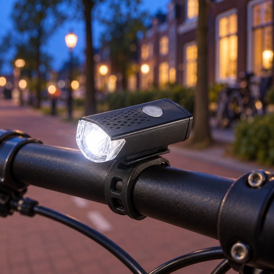 Fietsverlichting LED set - Oplaadbare koplamp en achterlicht - USB-C - 2-delig — afbeelding 3