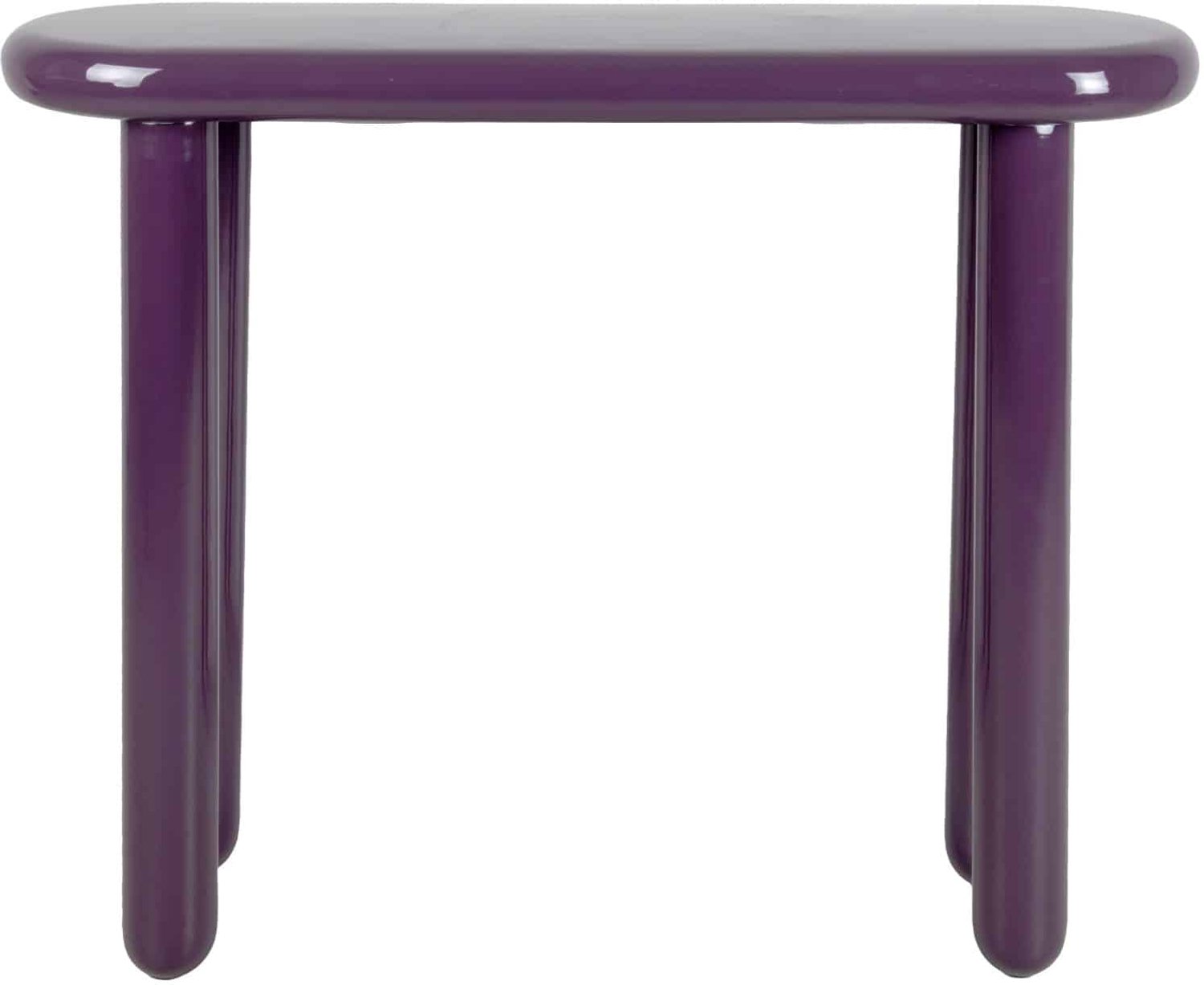 Leitmotiv Bijzettafel Cadiz - Donkerpaars - 95x30x76cm - Scandinavisch