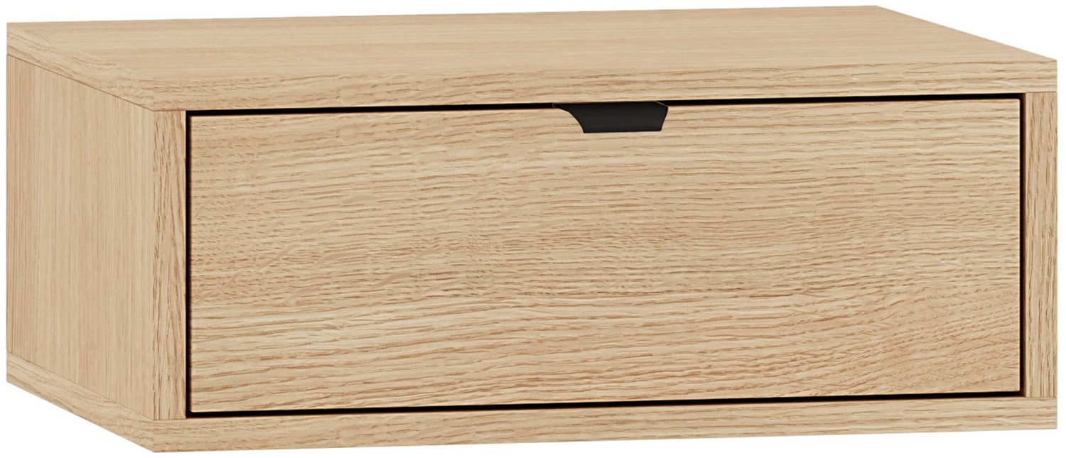 Selsey Heggers – nachtkastje met lade, eiken mavelie, 45 cm Eikenlook