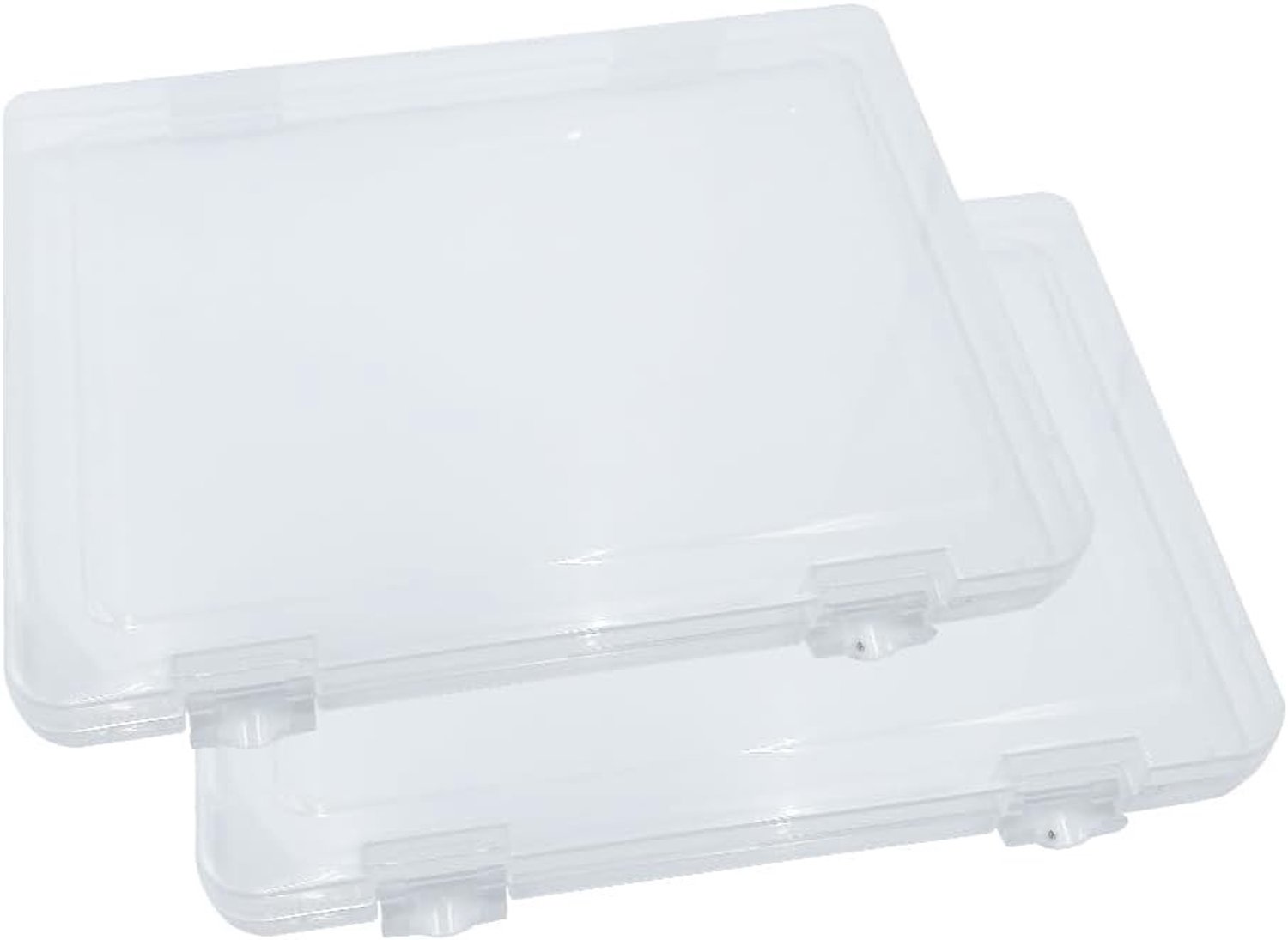 Organizer Box Set van 2 - A4 Opbergdozen voor Sieraden en Diverse Spullen - Rectangulaire Plastic Opbergoplossing