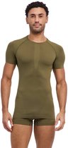FALKE Warm Shortsleeved Shirt sneldrogend functioneel functioneel shirt met korte mouwen heren groen - maat XL