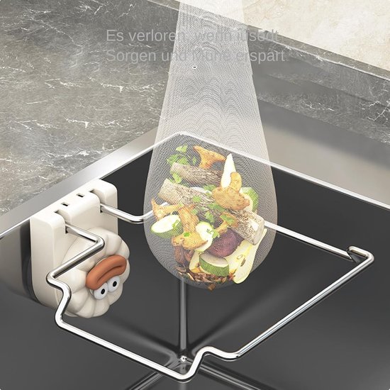 Catcher Filterhouder voor wastafel, opvouwbare voedselvanger voor — afbeelding 4