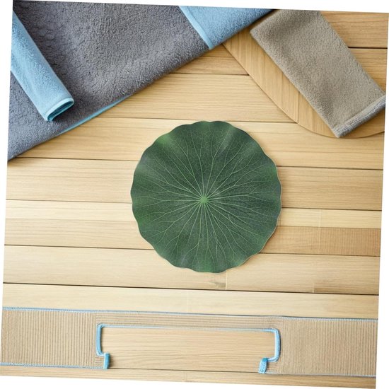 3stuks Artificial Lotus Leaves Drijvende Decoratie Voor Vijver Aquarium Van Realistische Bladeren Voor Natuurlijke Tuin Thuisomgeving Decoratie — afbeelding 2