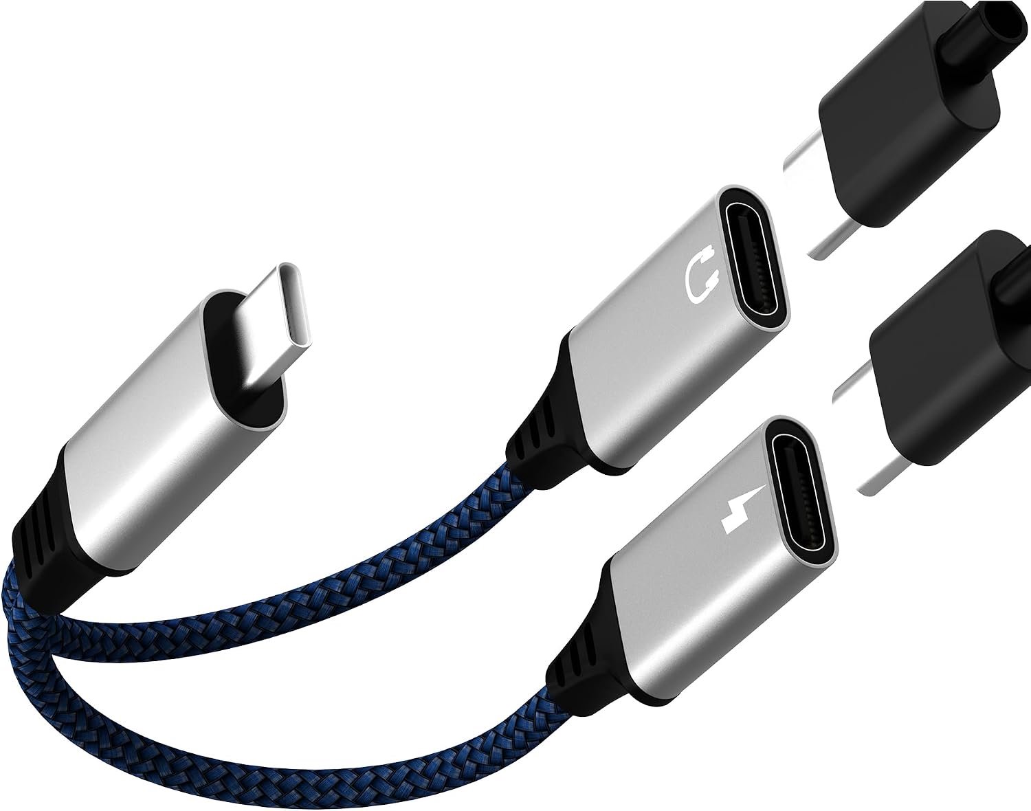 Adapter type C naar USB jack USB C hoofdtelefoonkabel voor iPhone 17 16 15 Pro Max compatibel met Samsung S26 S25 S24 voor Apple iPad audio-aansluiting DAC snellader dubbele conversie audio audio