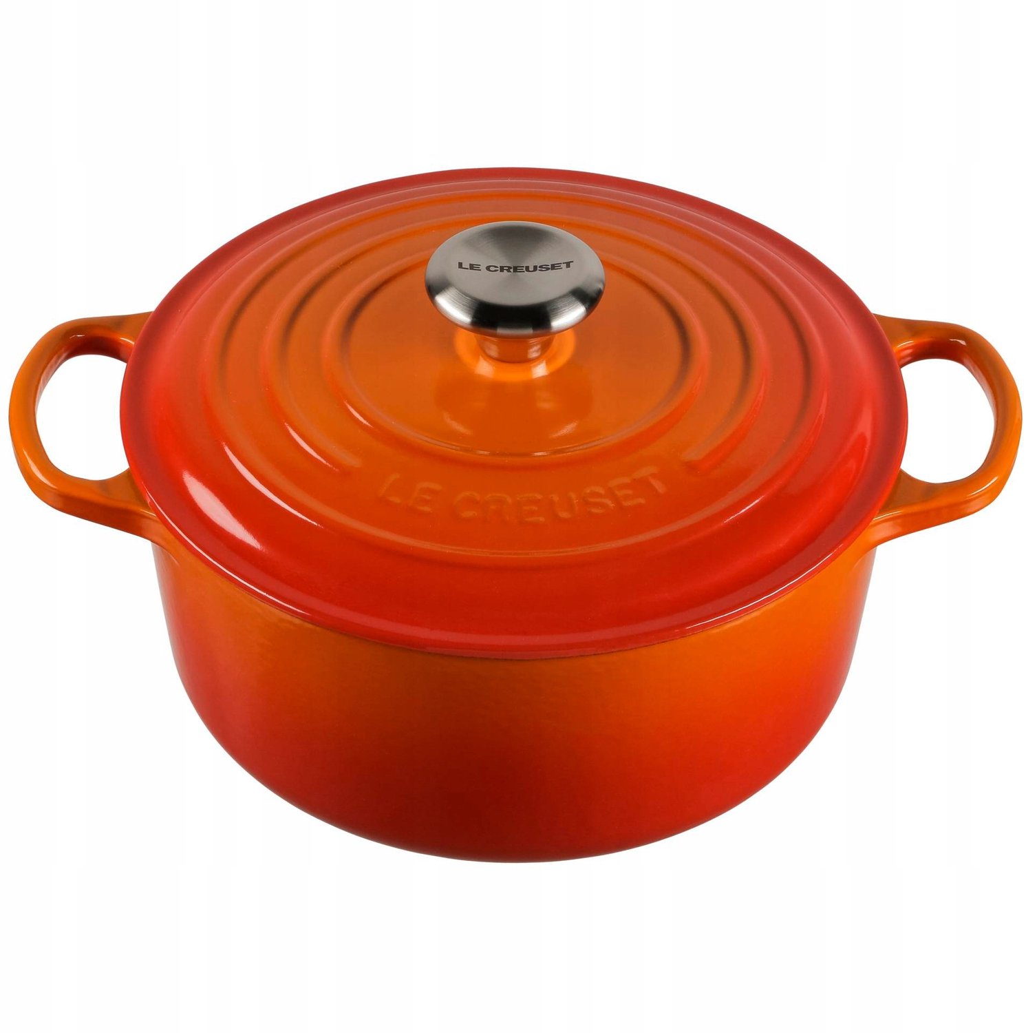 Le Creuset Signature Ronde Braadpan 24 cm Oranje
