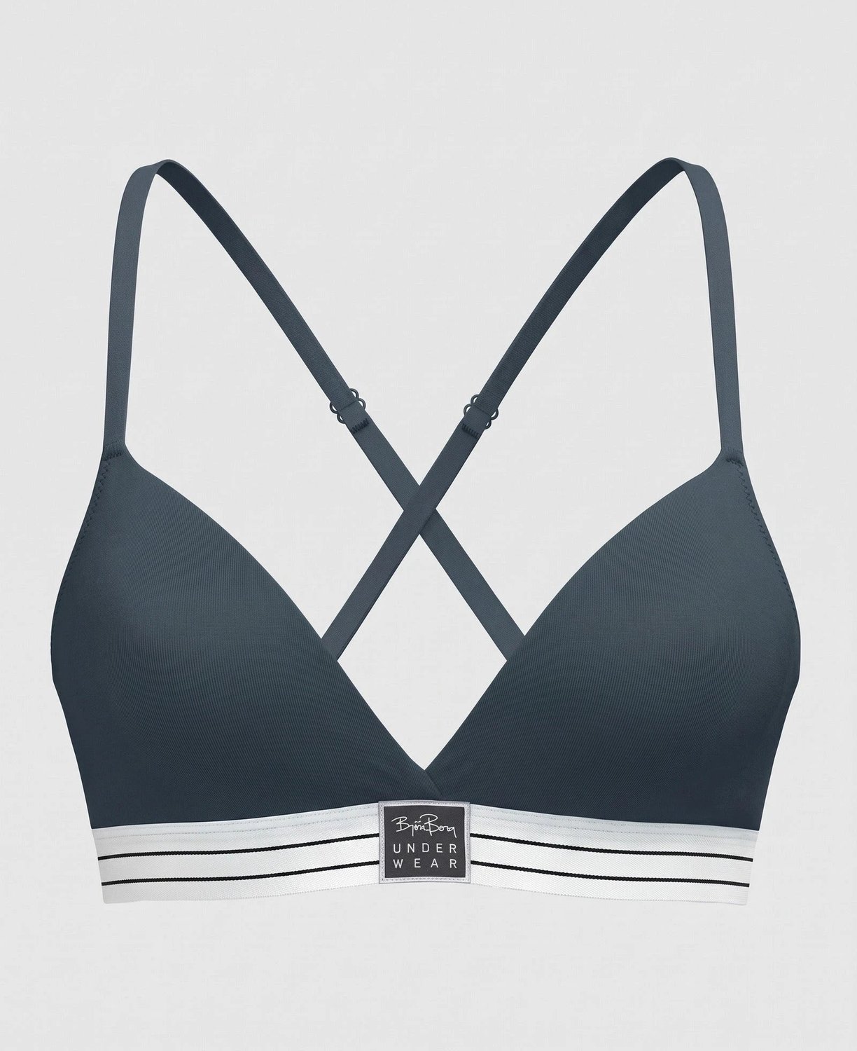 Björn Borg Bjorn Borg Katoenen triangle BH - katoenen Dames bralette zonder vulling - Niet voorgevormd - XL - Blauw