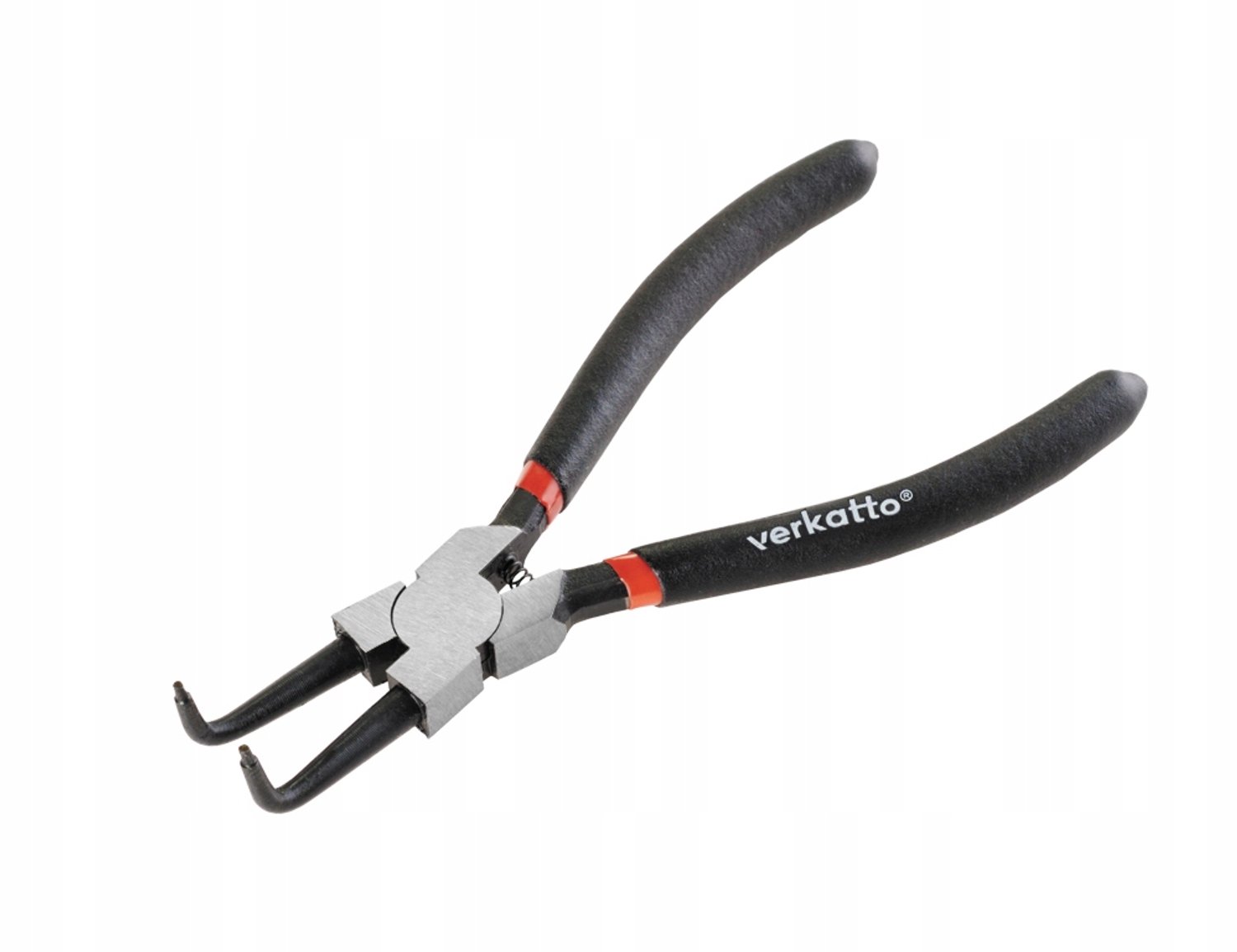 VERKATTO Borgringtang 230mm, gebogen, voor interne borgringen