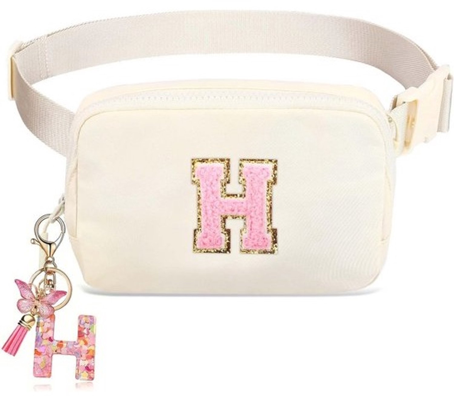 Trendy crossbodytas - voor meisjes en dames - kleine heuptas - verstelbaar schoudertasje