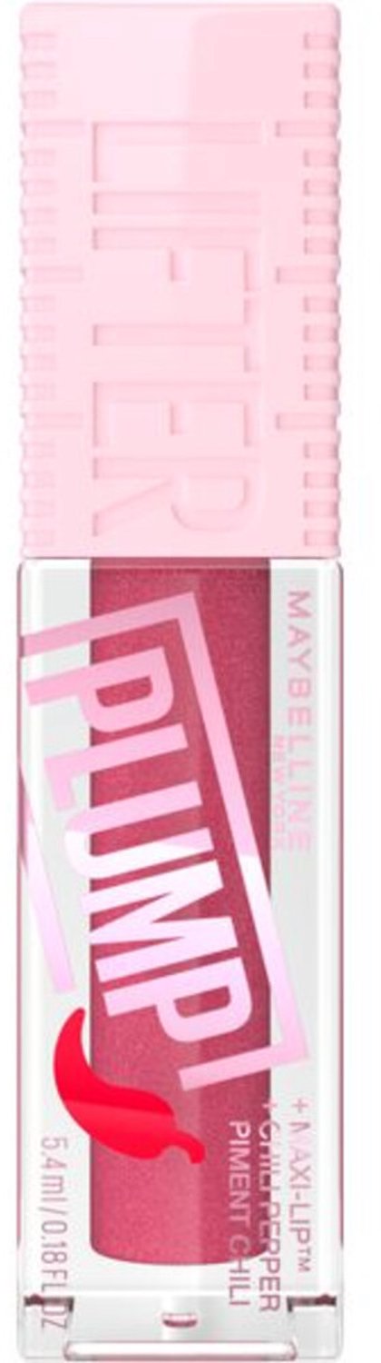 Maybelline - Lifter Plump Lipgloss 002 Mauve Bite - 3 x 5,4 ml - Voordeelverpakking