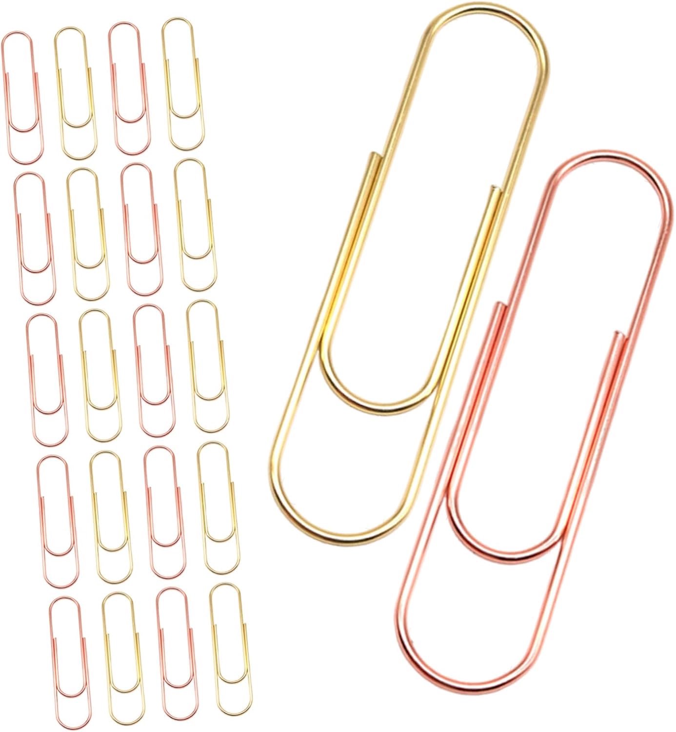 30Pcs Wire Bookmark Clamps Metal Bookmark Paperclips Colorful Paperclips Paper Organizing Clips Small Document Clamps Large