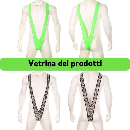 Tanga voor mannen - Grappige Slips en Badmode Geschenken - V-vorm Badpak String Bikini — afbeelding 3