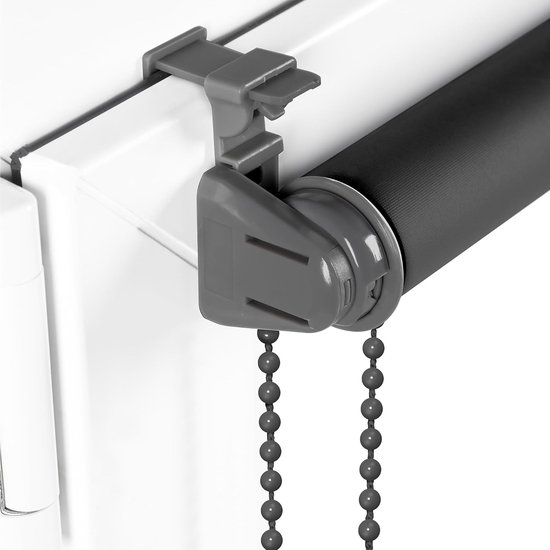 Sonello Verduisterend Rolgordijn Zonder Boren 60 x 210 cm Grijs — afbeelding 3