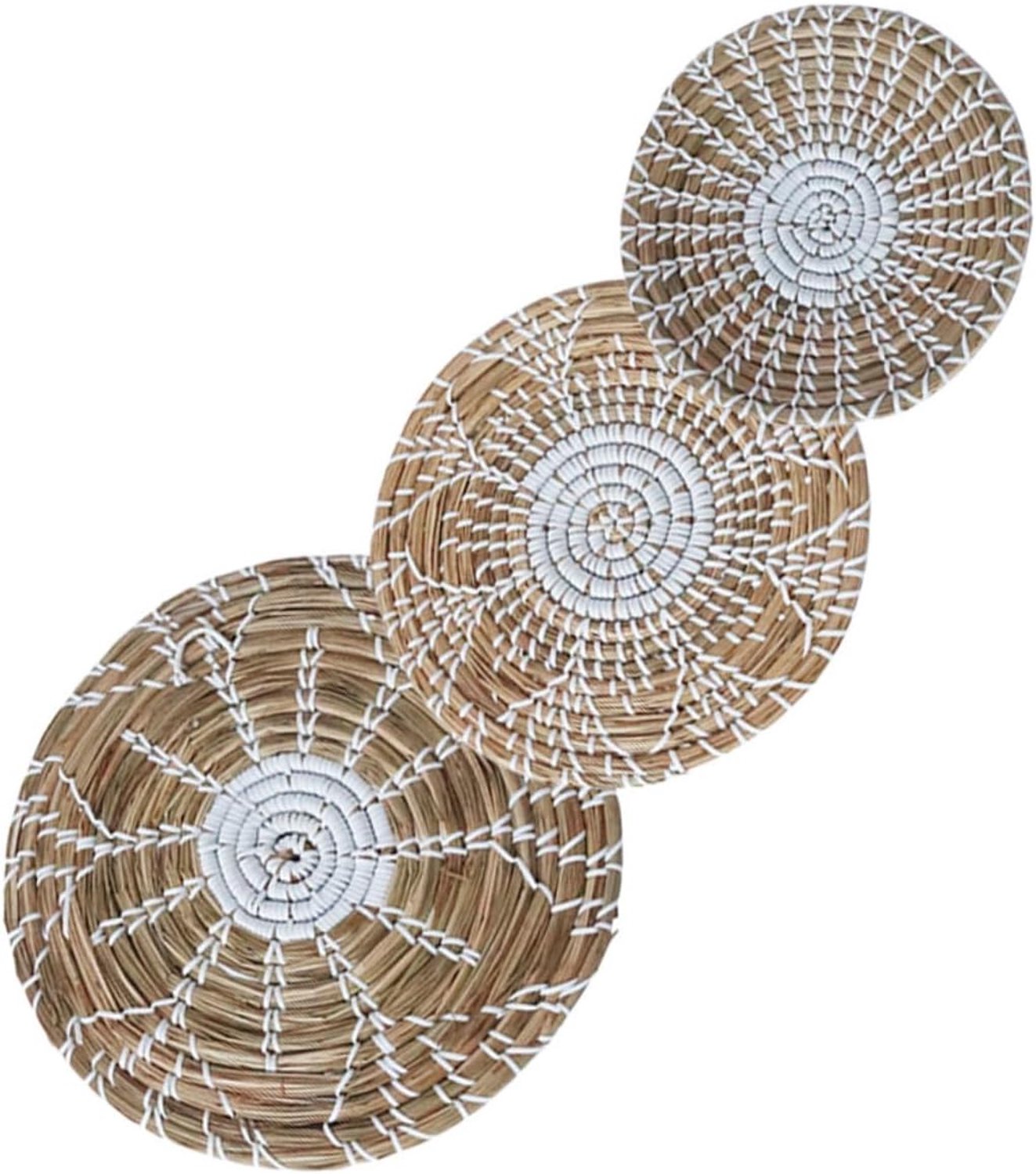 Hangende Geweven Wandmand in Bohemen-stijl Wanddecoratie Rustieke Geweven Wandkunst Voor Thuis