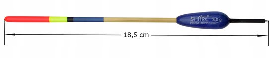 SHARK Balsa Schuifdobber 3.0g / 18.5cm - Perfecte Jager — afbeelding 2