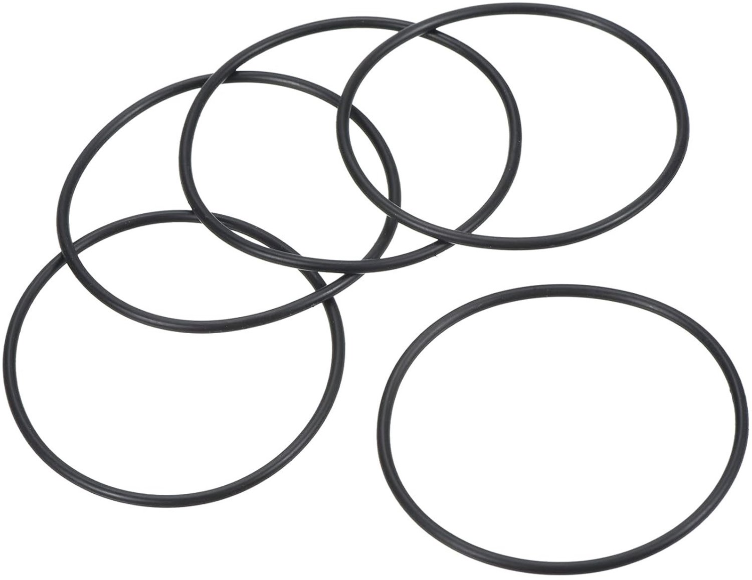 5 Stuks Nitril Rubber O-Ringen 58mm AD 54mm ID 2mm Breed Voor Waterkraan, Sanitair en Auto Reparatie