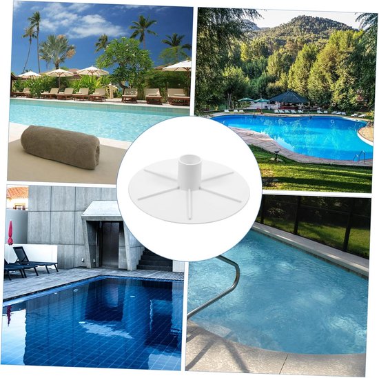 Pool Skimmer Dekplaat Adapter Voor Vacuum Geschikt Grondse Zwembaden Duurzaam Eenvoudig Te Installeren Perfecte Pasvorm Voor Onderhoud — afbeelding 4