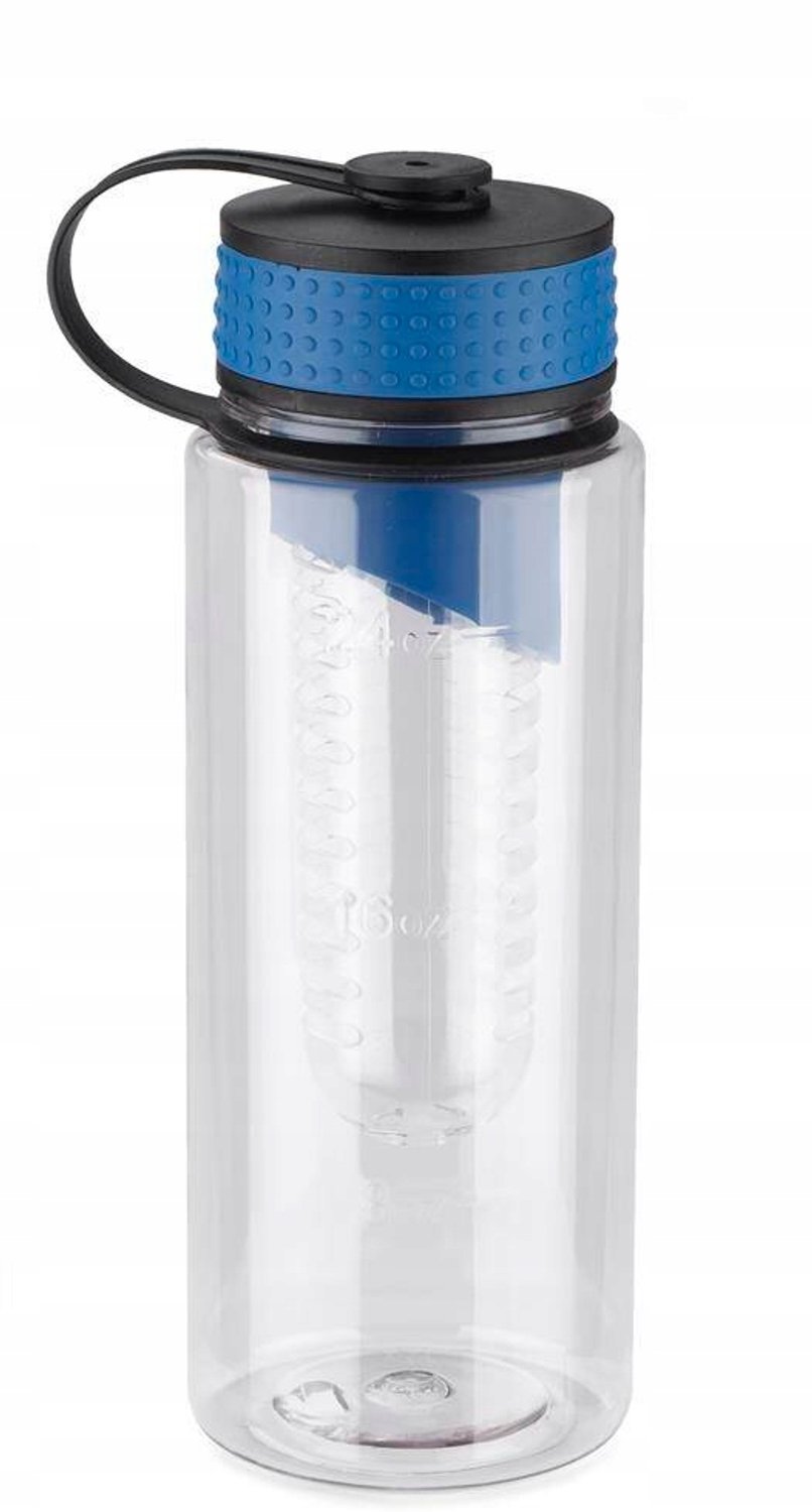 Frugt Bidon met Fruitinfuser - 800 ml - Blauw