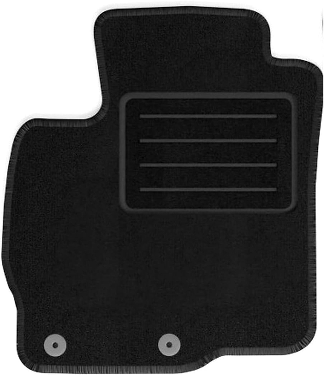 Mats4all Bestuurdersmat linksvoor voor Mitsubishi Outlander 2012-2015 | Naaldvilt | antislip