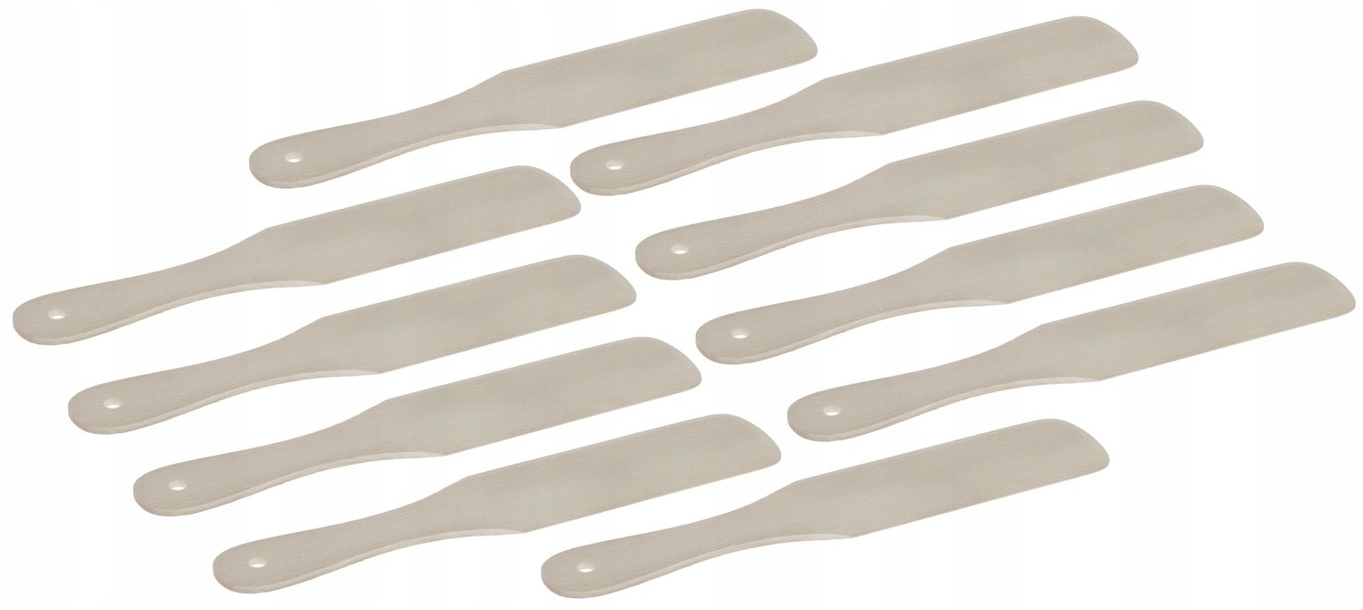 Houten Pannenkoeken Spatel Set - 10 stuks, 29cm Beukenhout