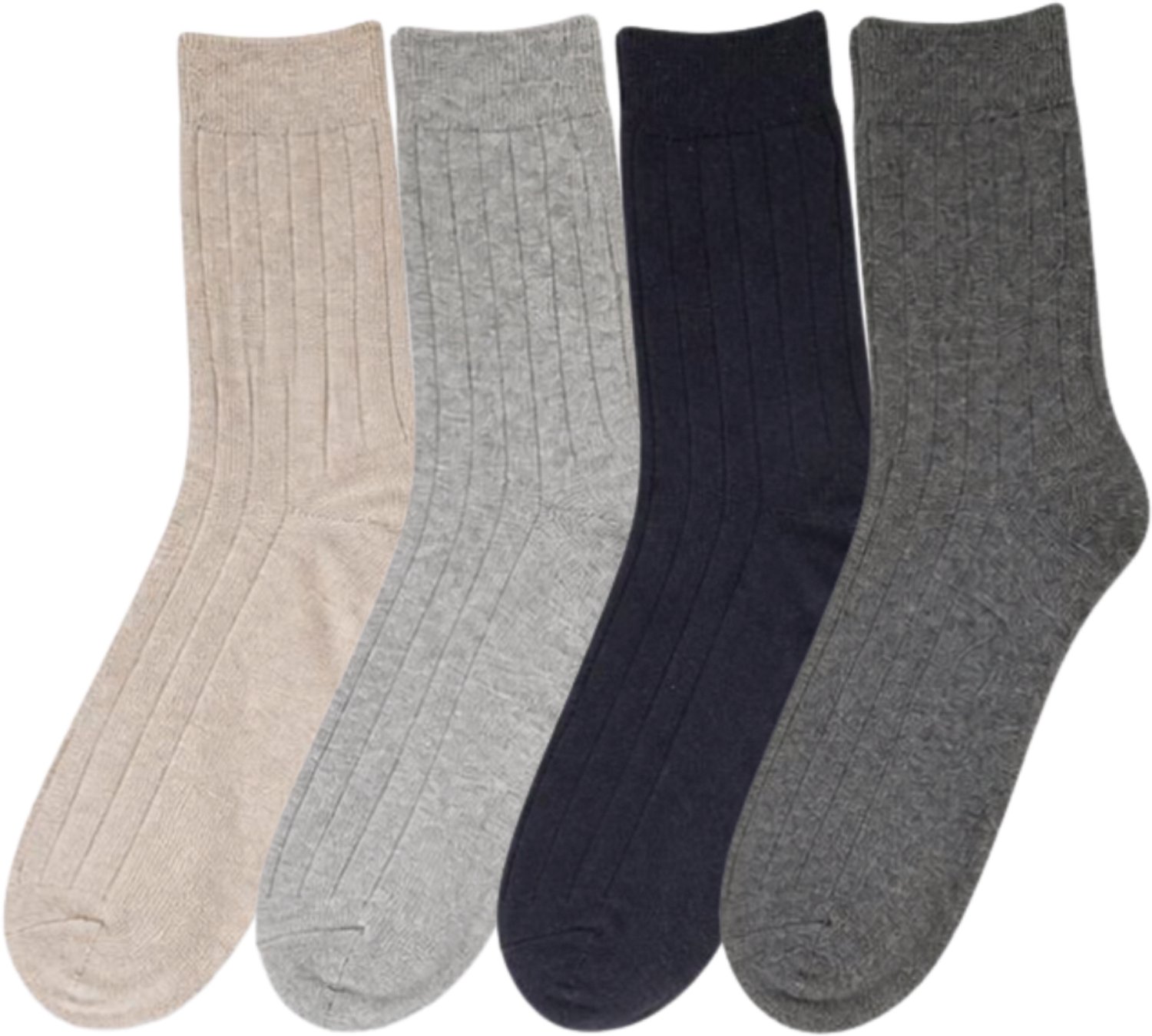 green-goose Alpaca Sokken Heren - 4 Paar - Nette Dunne Sokken met Alpacawol - Zacht en Stijlvole Alpaka Sokken Heren - Maat 39-42